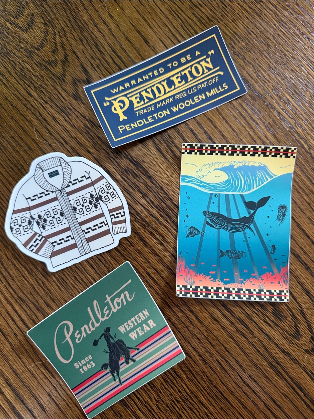 Pendleton 4 Stickers Pack - Pendleton